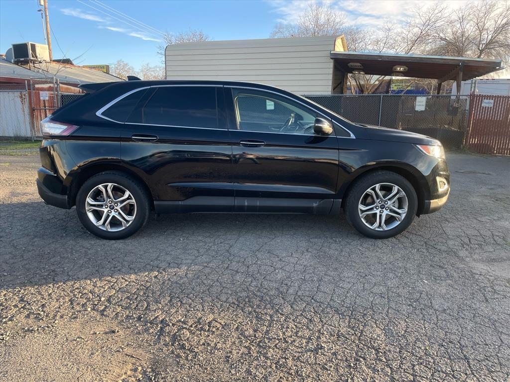 2016 Shadow Black Ford Edge Titanium (2FMPK3K97GB) with an 2.0L EcoBoost 2.0L Turbo I4 245hp 275ft. lbs. Direct Injection engine, 6-Speed Shiftable Automatic transmission, located at 800 Riverside Ave, Roseville, CA, 95678, (916) 773-4549, 38.732265, -121.291039 - ECOBOOST TITANIUM 97K MILES - Photo#5