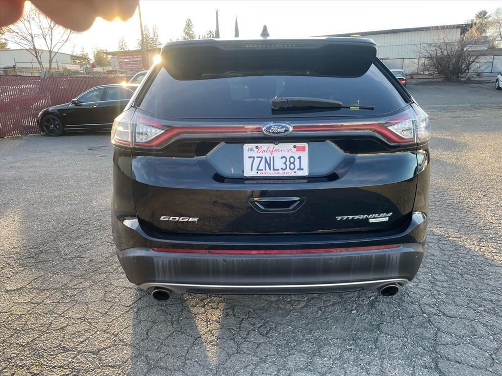 2016 Shadow Black Ford Edge Titanium (2FMPK3K97GB) with an 2.0L EcoBoost 2.0L Turbo I4 245hp 275ft. lbs. Direct Injection engine, 6-Speed Shiftable Automatic transmission, located at 800 Riverside Ave, Roseville, CA, 95678, (916) 773-4549, 38.732265, -121.291039 - ECOBOOST TITANIUM 97K MILES - Photo#8