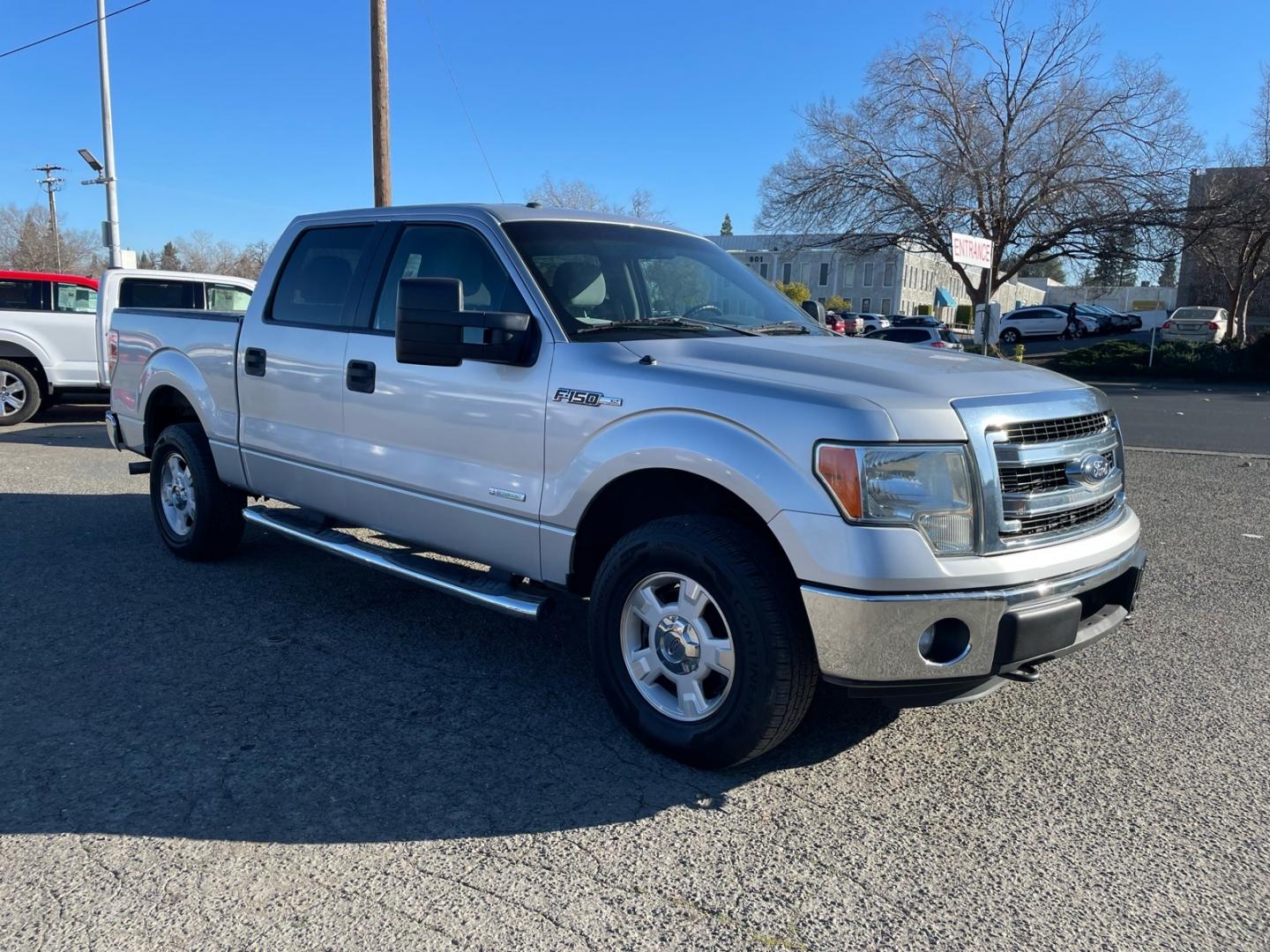 2013 Ingot Silver Metallic Ford F-150 XLT (1FTFW1ET3DF) with an 3.5L EcoBoost 3.5L Twin Turbo V6 365hp 420ft. lbs. Direct Injection engine, 6-Speed Automatic transmission, located at 800 Riverside Ave, Roseville, CA, 95678, (916) 773-4549, 38.732265, -121.291039 - 4X4 SUPERCREW XLT ONE OWNER SERVICE RECORDS- Photo#1
