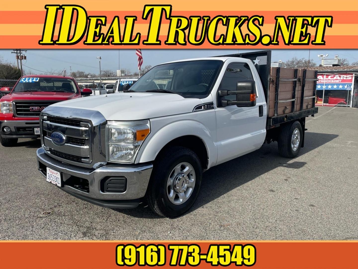 2013 Oxford White Ford F-350 Super Duty XLT (1FDBF3A67DE) with an 6.2L 6.2L Flex Fuel V8 385hp 405ft. lbs. Sequential Electronic Fuel Injection engine, 6-Speed Shiftable Automatic transmission, located at 800 Riverside Ave, Roseville, CA, 95678, (916) 773-4549, 38.732265, -121.291039 - Photo#0