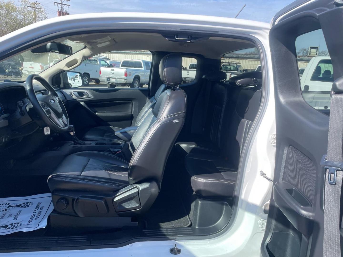 2019 Oxford White Ford Ranger XLT (1FTER1EH5KL) with an 2.3L EcoBoost 2.3L Turbo I4 270hp 310ft. lbs. Direct Injection engine, 10-Speed Shiftable Automatic transmission, located at 800 Riverside Ave, Roseville, CA, 95678, (916) 773-4549, 38.732265, -121.291039 - SUPER CAB ECOBOOST SERVICE RECORDS ON CLEAN CARFAX- Photo#11