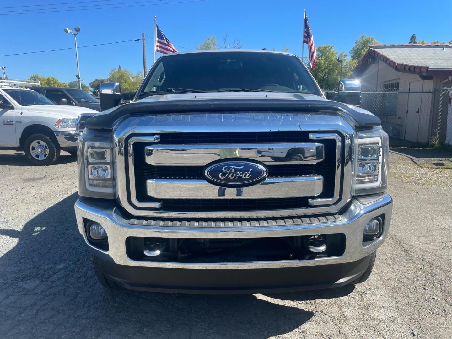 2016 Ingot Silver Ford F-250 Super Duty Lariat (1FT7W2BT1GE) with an 6.7L Power Stroke 6.7L Biodiesel Turbo V8 440hp 860ft. lbs. Common Rail Direct Injection engine, 6-Speed Shiftable Automatic transmission, located at 800 Riverside Ave, Roseville, CA, 95678, (916) 773-4549, 38.732265, -121.291039 - DIESEL CREW CAB 4X4 FX4 LARIAT FULLY LOADED MOON ROOF - Photo#7