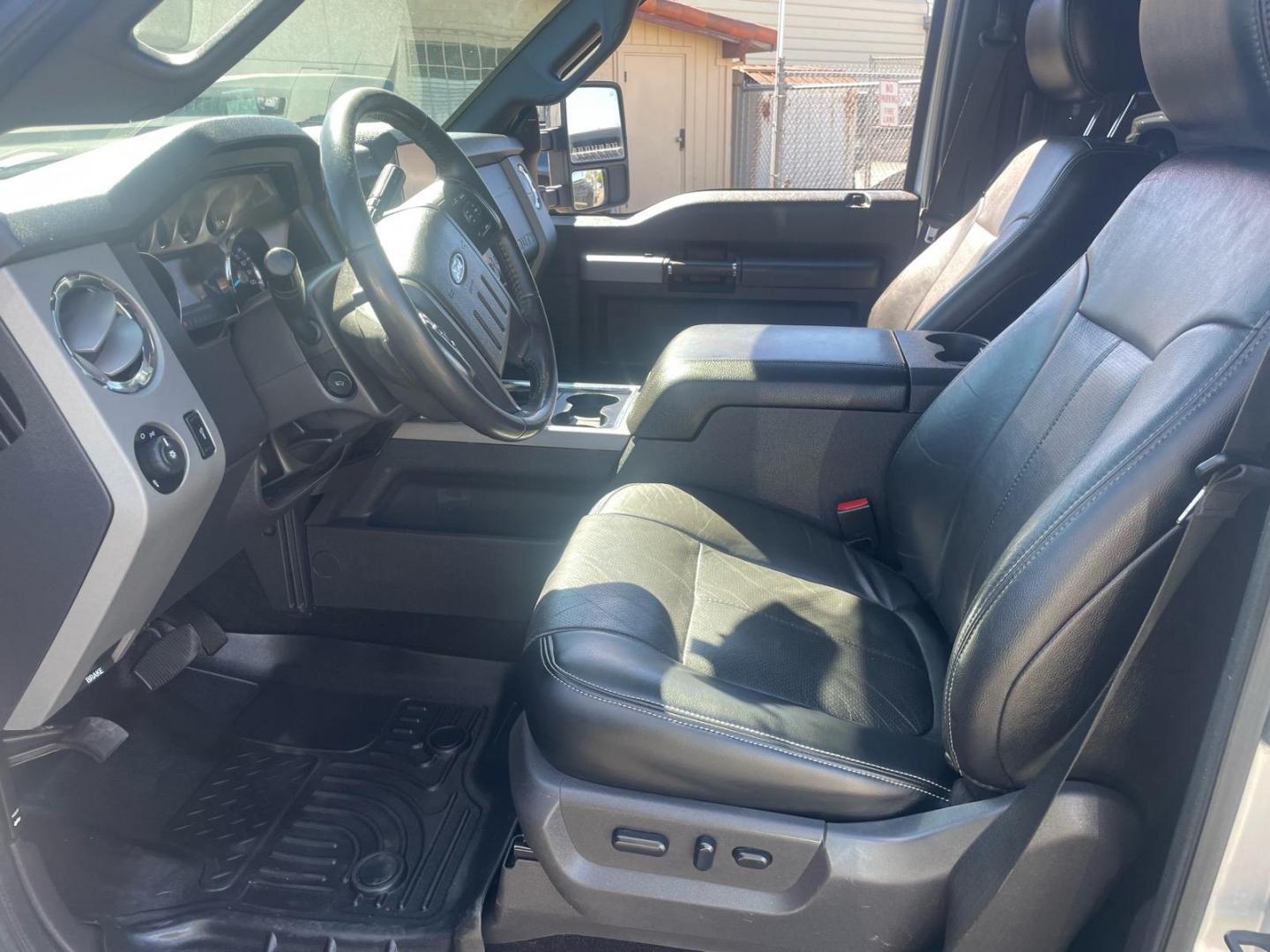 2016 Ingot Silver Ford F-250 Super Duty Lariat (1FT7W2BT1GE) with an 6.7L Power Stroke 6.7L Biodiesel Turbo V8 440hp 860ft. lbs. Common Rail Direct Injection engine, 6-Speed Shiftable Automatic transmission, located at 800 Riverside Ave, Roseville, CA, 95678, (916) 773-4549, 38.732265, -121.291039 - DIESEL CREW CAB 4X4 FX4 LARIAT FULLY LOADED MOON ROOF - Photo#11