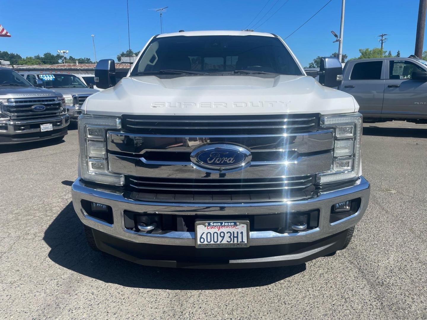 2017 Oxford White Ford F-250 Super Duty Lariat (1FT7W2BT0HE) with an 6.7L Power Stroke 6.7L Biodiesel Turbo V8 440hp 925ft. lbs. Common Rail Direct Injection engine, 6-Speed Shiftable Automatic transmission, located at 800 Riverside Ave, Roseville, CA, 95678, (916) 773-4549, 38.732265, -121.291039 - DIESEL CREW CAB 4X4 FX4 LARIAT TWIN PANEL MOON ROOF SERVICE RECORDS - Photo#7
