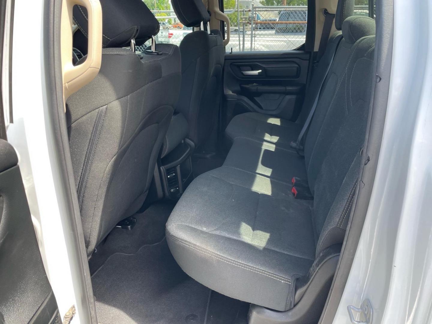 2020 Bright White Clear Coat RAM 1500 Tradesman (1C6SRFCT0LN) with an 5.7L HEMI 5.7L V8 395hp 410ft. lbs. Sequential Multiport Fuel Injection engine, 8-Speed Shiftable Automatic transmission, located at 800 Riverside Ave, Roseville, CA, 95678, (916) 773-4549, 38.732265, -121.291039 - 4X4 QUAD CAB 5.7 HEMI V8 TRADESMAN 20 WHEELS ONE OWNER SERVICE RECORDS ON CLEAN CARFAX - Photo#11