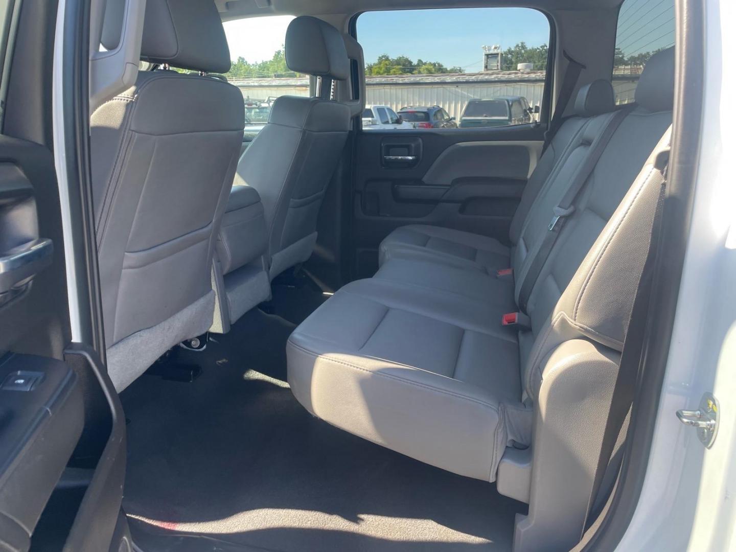 2019 Summit White Chevrolet Silverado 3500HD Work Truck (1GC4KVEY3KF) with an 6.6L Duramax 6.6L Biodiesel Turbo V8 445hp 910ft. lbs. Common Rail Direct Injection engine, Allison 1000 6-Speed Shiftable Automatic transmission, located at 800 Riverside Ave, Roseville, CA, 95678, (916) 773-4549, 38.732265, -121.291039 - DURAMAX DIESEL CREW CAB 4X4 LIFTED CUSTOM WHEELS ALLISON TRANSMISSION - Photo#11