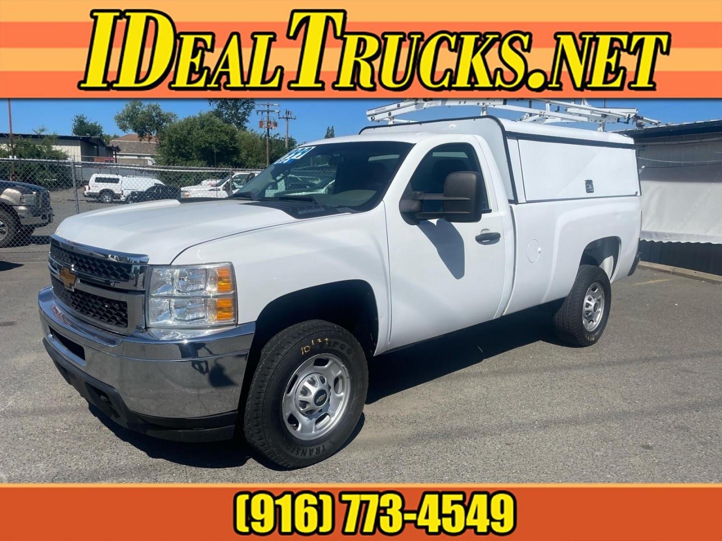 2014 White Chevrolet Silverado 2500HD Work Truck (1GC0KVEG2EF) with an 6.0L Vortec 6.0L Flex Fuel V8 360hp 380ft. lbs. Sequential Electronic Fuel Injection engine, 6-Speed Shiftable Automatic transmission, located at 800 Riverside Ave, Roseville, CA, 95678, (916) 773-4549, 38.732265, -121.291039- Photo#0