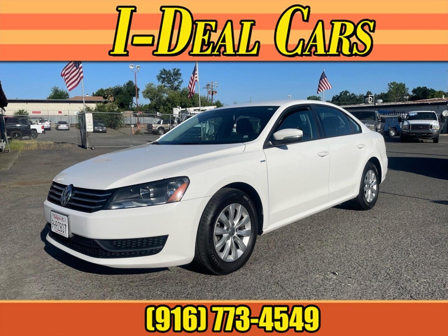 2015 Candy White Volkswagen Passat 1.8T Wolfsburg Edition (1VWAT7A35FC) with an 1.8L 1.8L Turbo I4 170hp 184ft. lbs. Direct Injection engine, 6-Speed Shiftable Automatic transmission, located at 800 Riverside Ave, Roseville, CA, 95678, (916) 773-4549, 38.732265, -121.291039- Photo#0