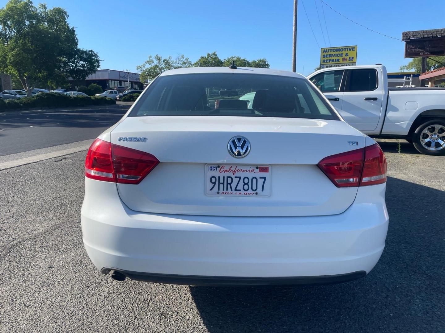 2015 Candy White Volkswagen Passat 1.8T Wolfsburg Edition (1VWAT7A35FC) with an 1.8L 1.8L Turbo I4 170hp 184ft. lbs. Direct Injection engine, 6-Speed Shiftable Automatic transmission, located at 800 Riverside Ave, Roseville, CA, 95678, (916) 773-4549, 38.732265, -121.291039- Photo#7