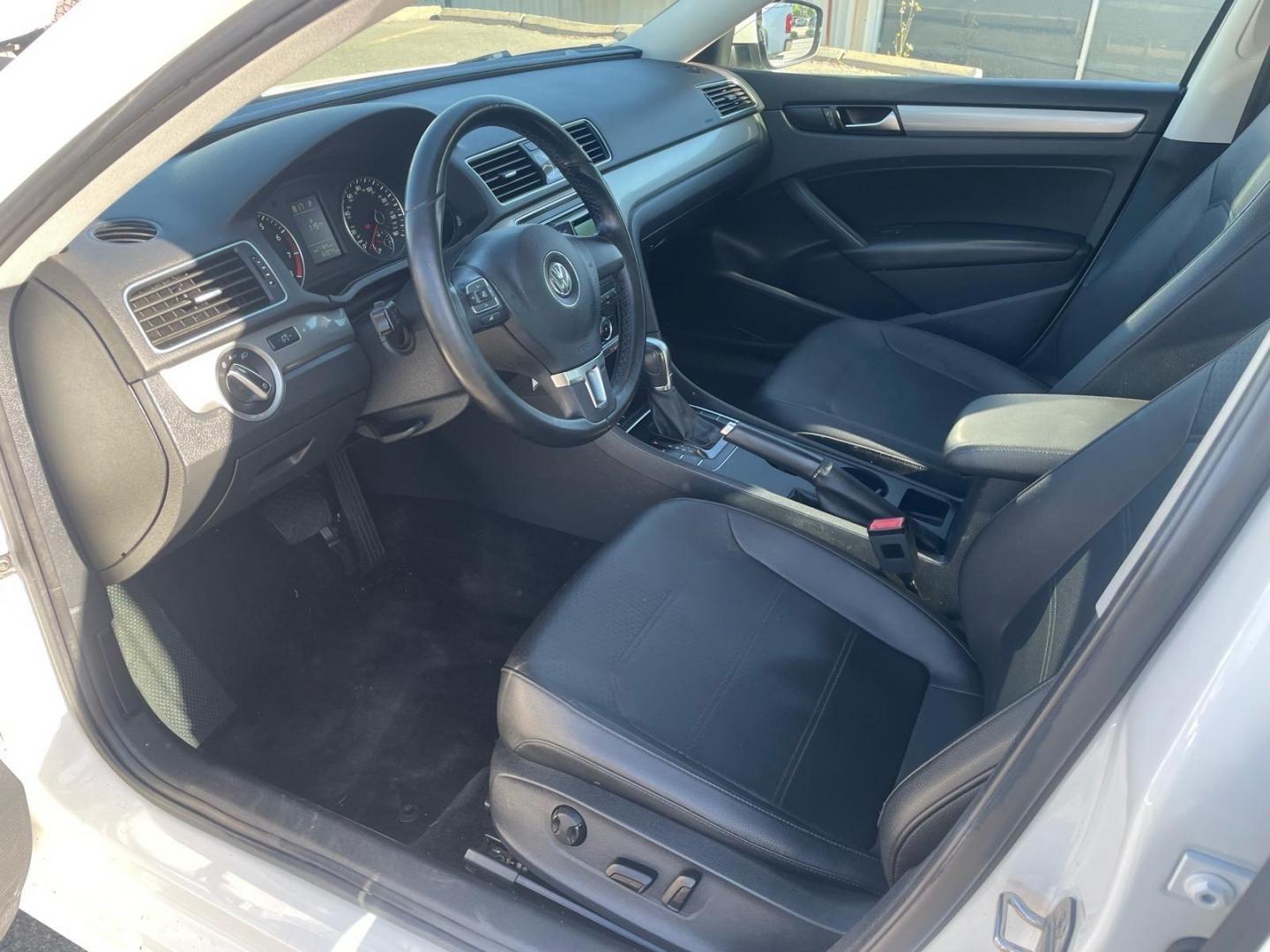 2015 Candy White Volkswagen Passat 1.8T Wolfsburg Edition (1VWAT7A35FC) with an 1.8L 1.8L Turbo I4 170hp 184ft. lbs. Direct Injection engine, 6-Speed Shiftable Automatic transmission, located at 800 Riverside Ave, Roseville, CA, 95678, (916) 773-4549, 38.732265, -121.291039- Photo#9