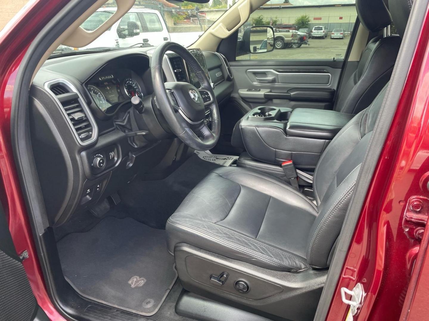 2020 Delmonico Red Pearl Coat RAM 1500 Big Horn (1C6SRFFM0LN) with an 3.0L EcoDiesel 3.0L Biodiesel Turbo V6 260hp 480ft. lbs. Common Rail Direct Injection engine, 8-Speed Shiftable Automatic transmission, located at 800 Riverside Ave, Roseville, CA, 95678, (916) 773-4549, 38.732265, -121.291039 - ECODIESEL CREW CAB 4X4 BIG HORN SERVICE RECORDS CLEAN CARFAX - Photo#10