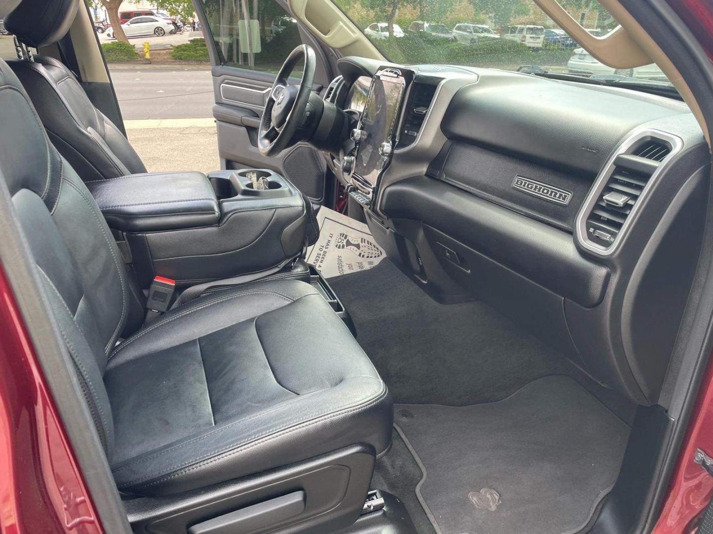 2020 Delmonico Red Pearl Coat RAM 1500 Big Horn (1C6SRFFM0LN) with an 3.0L EcoDiesel 3.0L Biodiesel Turbo V6 260hp 480ft. lbs. Common Rail Direct Injection engine, 8-Speed Shiftable Automatic transmission, located at 800 Riverside Ave, Roseville, CA, 95678, (916) 773-4549, 38.732265, -121.291039 - ECODIESEL CREW CAB 4X4 BIG HORN SERVICE RECORDS CLEAN CARFAX - Photo#12