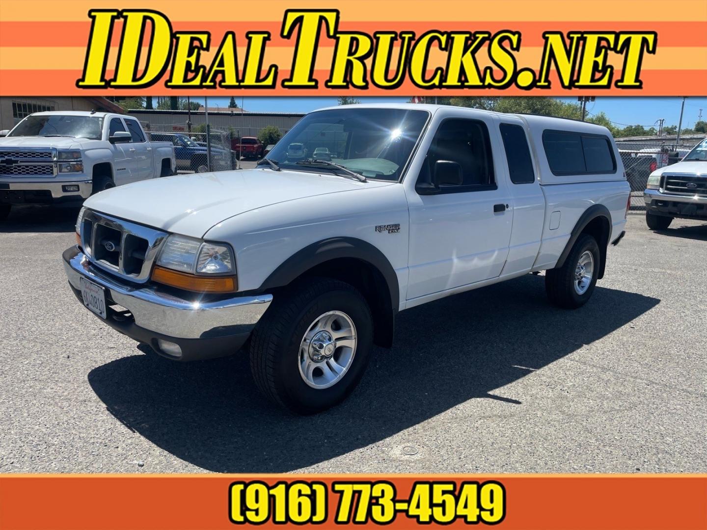 2000 Oxford White Clearcoat Ford Ranger XLT (1FTZR15V0YT) with an 3.0L V6 150hp 190ft. lbs. Other engine, 5-Speed Manual transmission, located at 800 Riverside Ave, Roseville, CA, 95678, (916) 773-4549, 38.732265, -121.291039- Photo#0