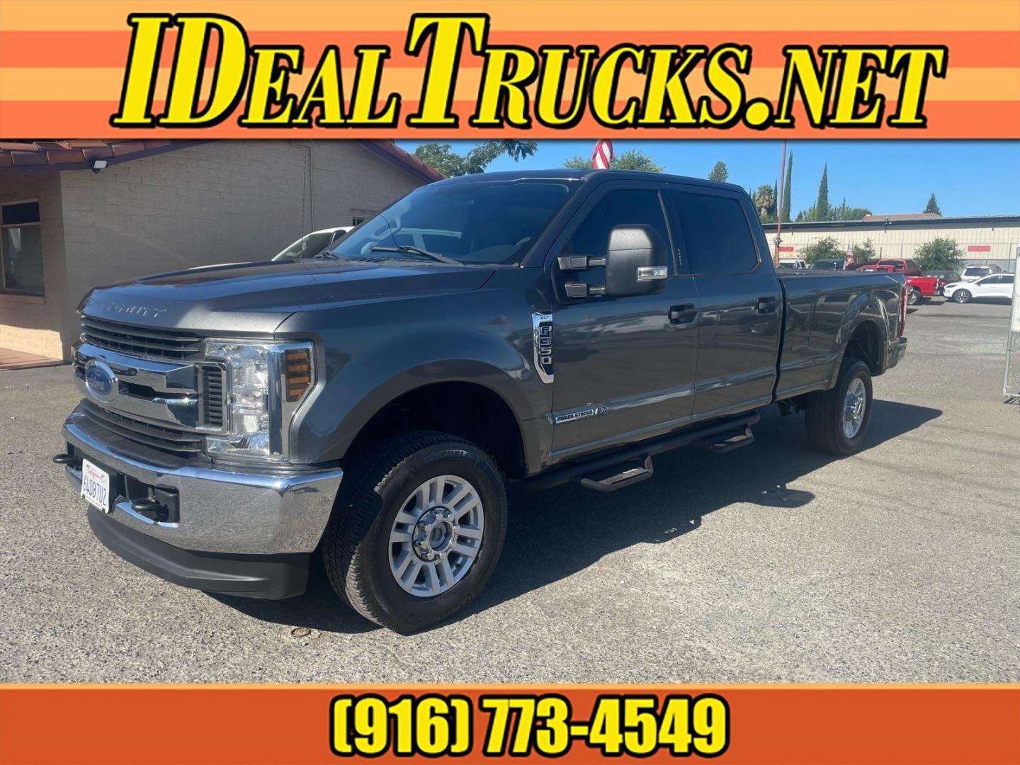 2018 Stone Gray Ford F-350 Super Duty XLT (1FT8W3BT0JE) with an 6.7L Power Stroke 6.7L Biodiesel Turbo V8 450hp 935ft. lbs. Common Rail Direct Injection engine, 6-Speed Shiftable Automatic transmission, located at 800 Riverside Ave, Roseville, CA, 95678, (916) 773-4549, 38.732265, -121.291039- Photo#0