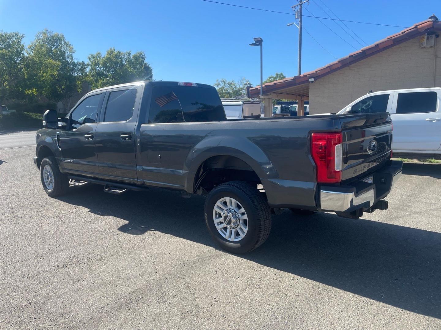 2018 Stone Gray Ford F-350 Super Duty XLT (1FT8W3BT0JE) with an 6.7L Power Stroke 6.7L Biodiesel Turbo V8 450hp 935ft. lbs. Common Rail Direct Injection engine, 6-Speed Shiftable Automatic transmission, located at 800 Riverside Ave, Roseville, CA, 95678, (916) 773-4549, 38.732265, -121.291039- Photo#2