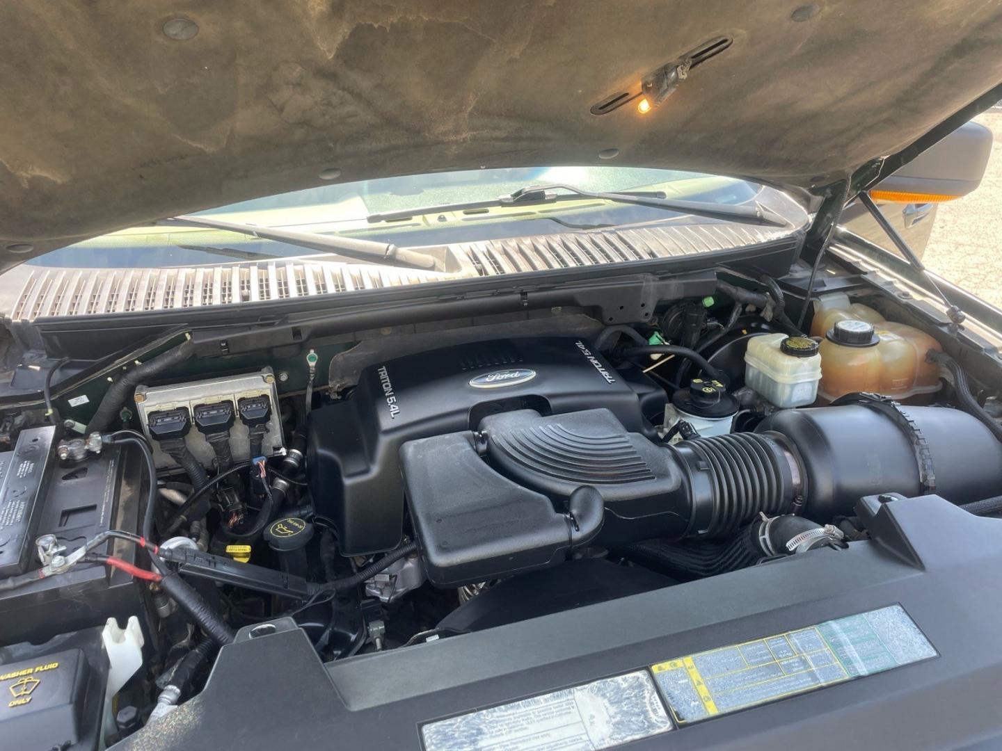 2003 Aspen Green Clearcoat Metallic Ford Expedition Eddie Bauer (1FMFU18L73L) with an Triton 5.4L V8 260hp 350ft. lbs. Other engine, Automatic transmission, located at 800 Riverside Ave, Roseville, CA, 95678, (916) 773-4549, 38.732265, -121.291039 - 4X4 EDDIE BAUER LOW MILES ONE OWNER 3RD ROW SEAT MOONROOF DVD CLEAN CARFAX- Photo#16