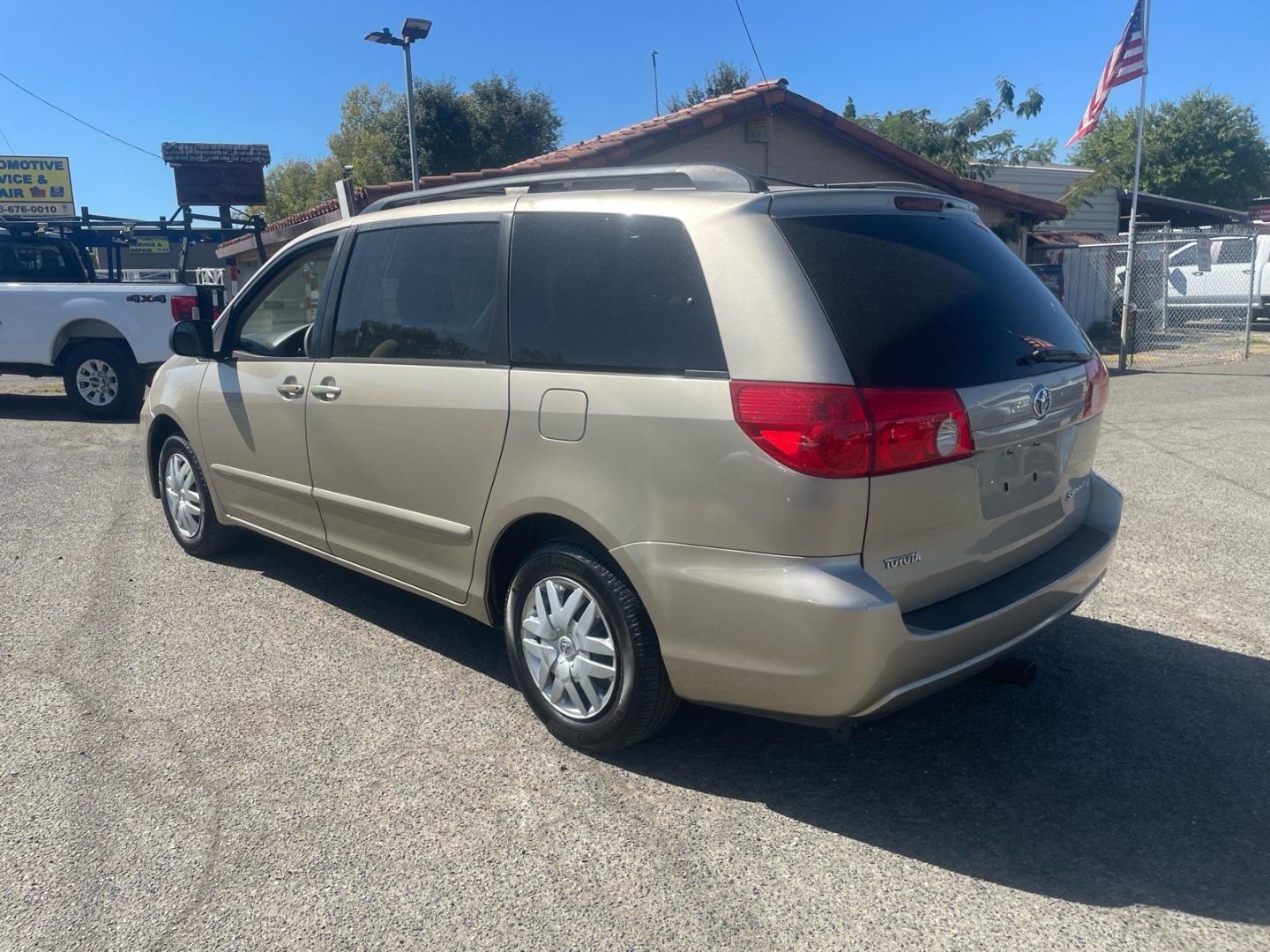 2008 Desert Sand Mica Toyota Sienna LE 8-Passenger (5TDZK23C98S) with an 3.5L 3.5L V6 266hp 245ft. lbs. Sequential Multiport Fuel Injection engine, 5 Speed Automatic transmission, located at 800 Riverside Ave, Roseville, CA, 95678, (916) 773-4549, 38.732265, -121.291039 - LE 8 PASSENGER SERVICE RECORDS- Photo#2