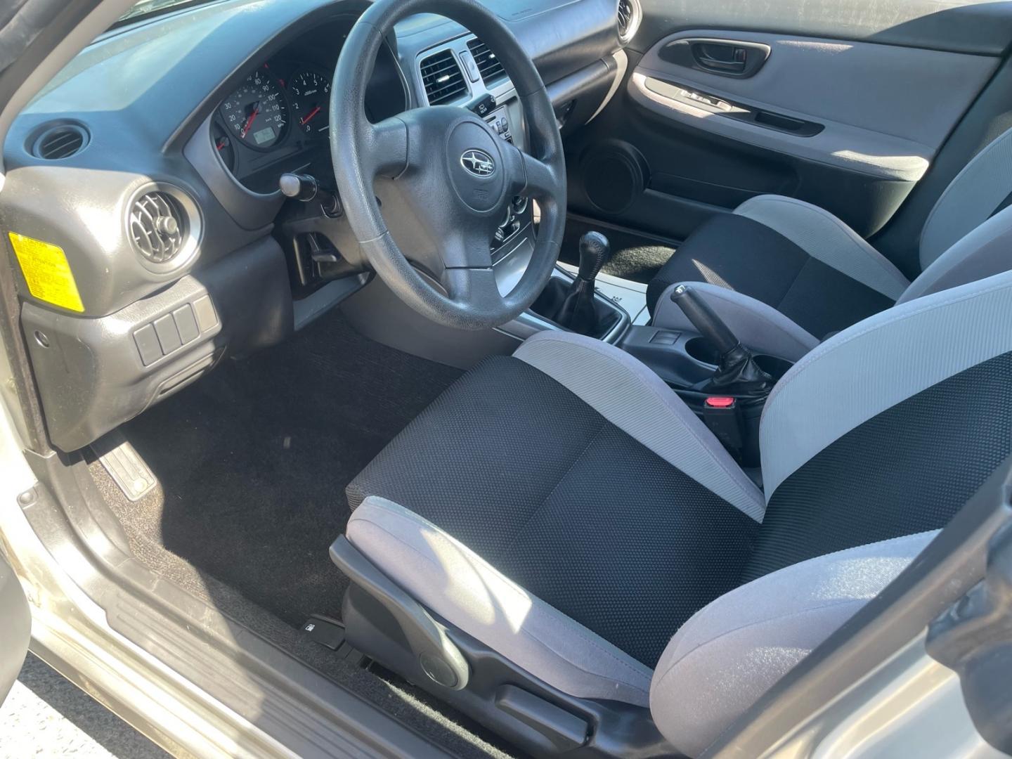2006 Crystal Gray Metallic Subaru Impreza 2.5 i (JF1GG67626G) with an 2.5L 2L NA H4 single overhead cam (SOHC) 16V Other engine, 5-Speed Manual transmission, located at 800 Riverside Ave, Roseville, CA, 95678, (916) 773-4549, 38.732265, -121.291039 - AWD LOW MILES ONE OWNER CLEAN CARFAX- Photo#9