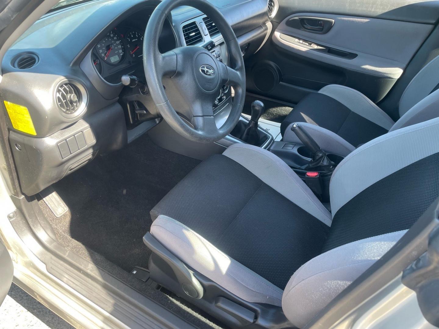 2006 Crystal Gray Metallic Subaru Impreza 2.5 i (JF1GG67626G) with an 2.5L 2L NA H4 single overhead cam (SOHC) 16V Other engine, 5-Speed Manual transmission, located at 800 Riverside Ave, Roseville, CA, 95678, (916) 773-4549, 38.732265, -121.291039 - AWD ONE OWNER CLEAN CARFAX- Photo#9