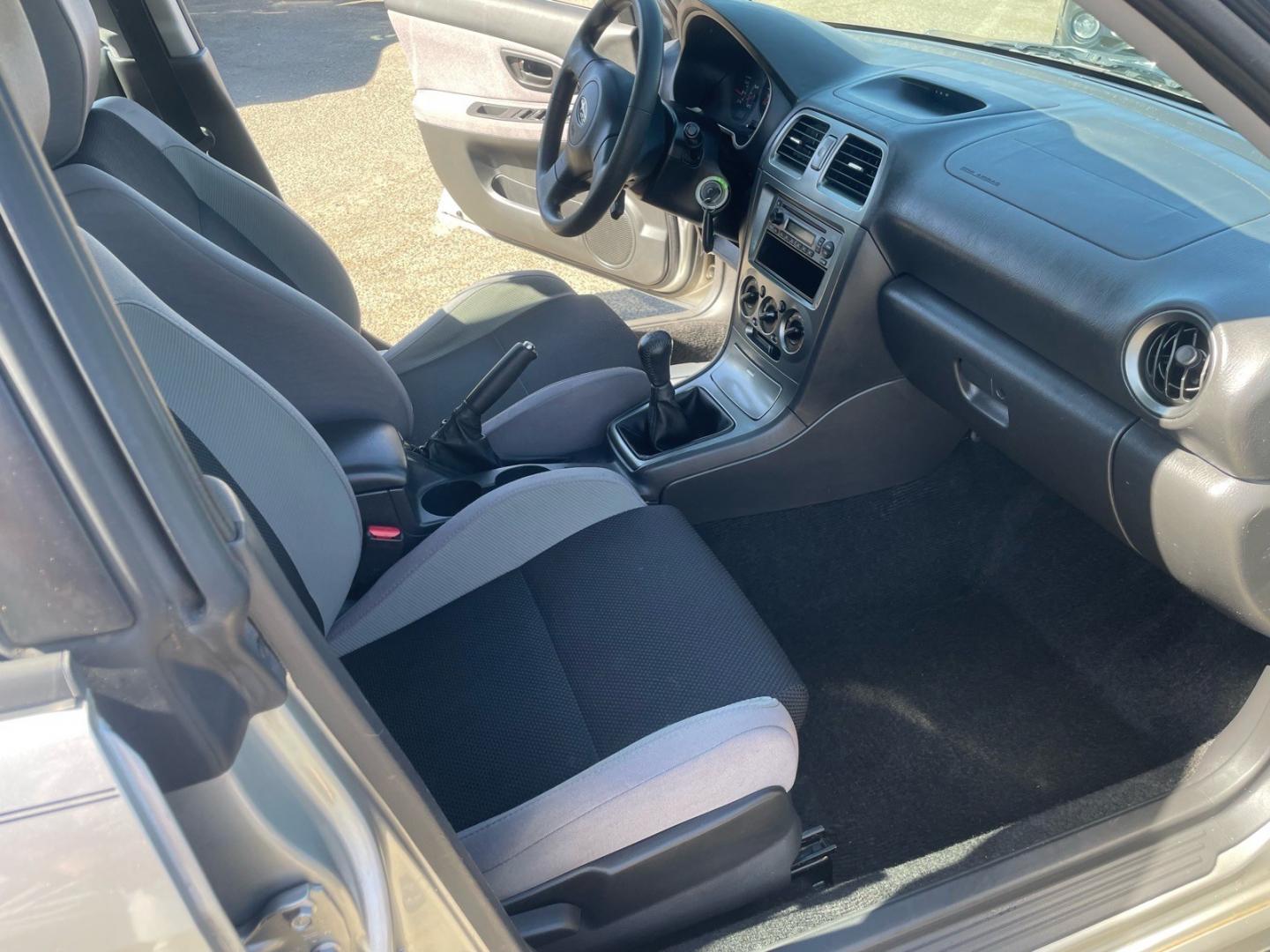 2006 Crystal Gray Metallic Subaru Impreza 2.5 i (JF1GG67626G) with an 2.5L 2L NA H4 single overhead cam (SOHC) 16V Other engine, 5-Speed Manual transmission, located at 800 Riverside Ave, Roseville, CA, 95678, (916) 773-4549, 38.732265, -121.291039 - AWD ONE OWNER CLEAN CARFAX- Photo#11