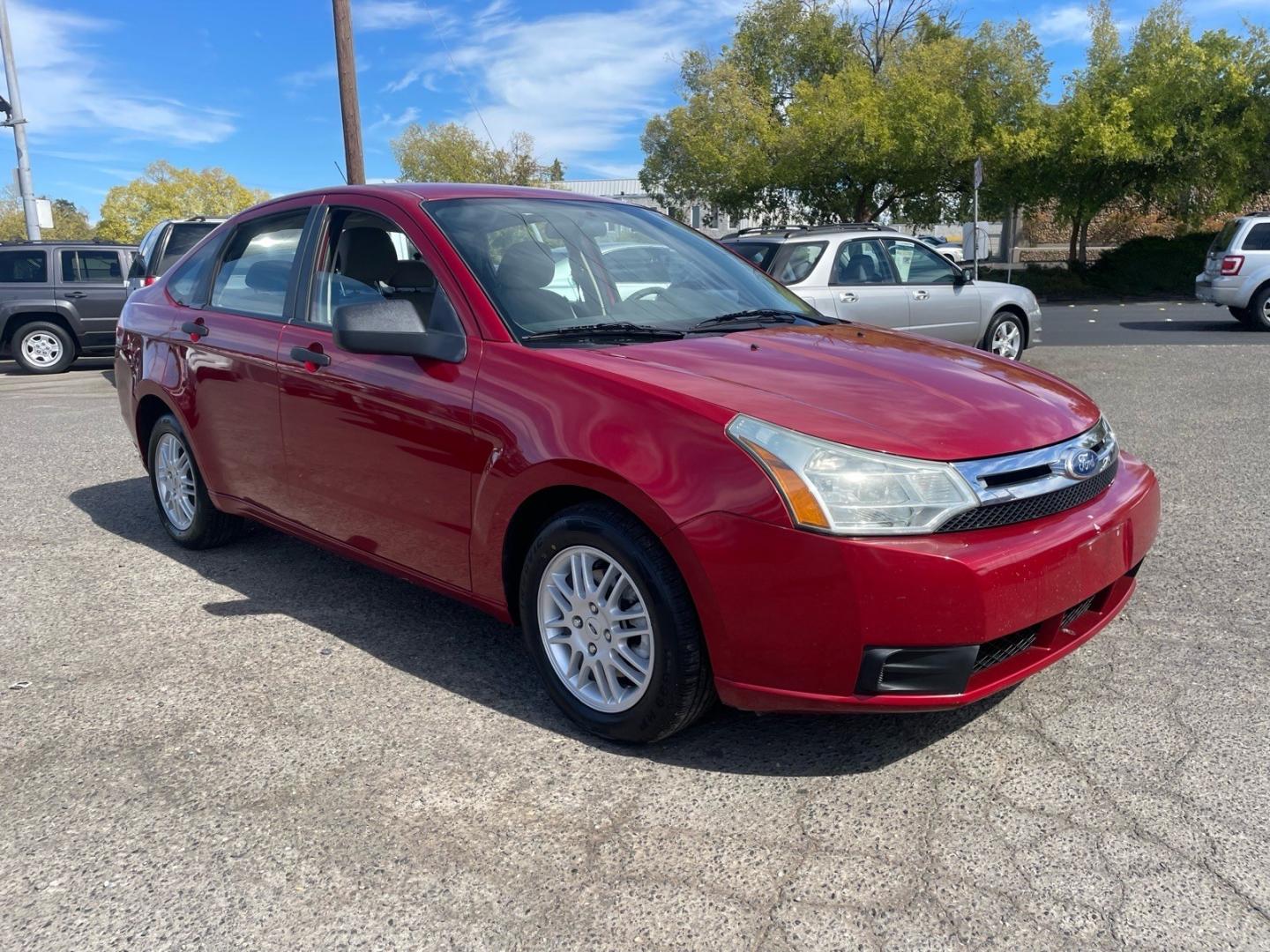 2010 Sangria Red Metallic Ford Focus SE (1FAHP3FN5AW) with an 2.0L 2.0L I4 140hp 136ft. lbs. Sequential Multiport Fuel Injection engine, 4-Speed Automatic transmission, located at 800 Riverside Ave, Roseville, CA, 95678, (916) 773-4549, 38.732265, -121.291039 - SE NEW TIRES CLEAN CARFAX- Photo#1