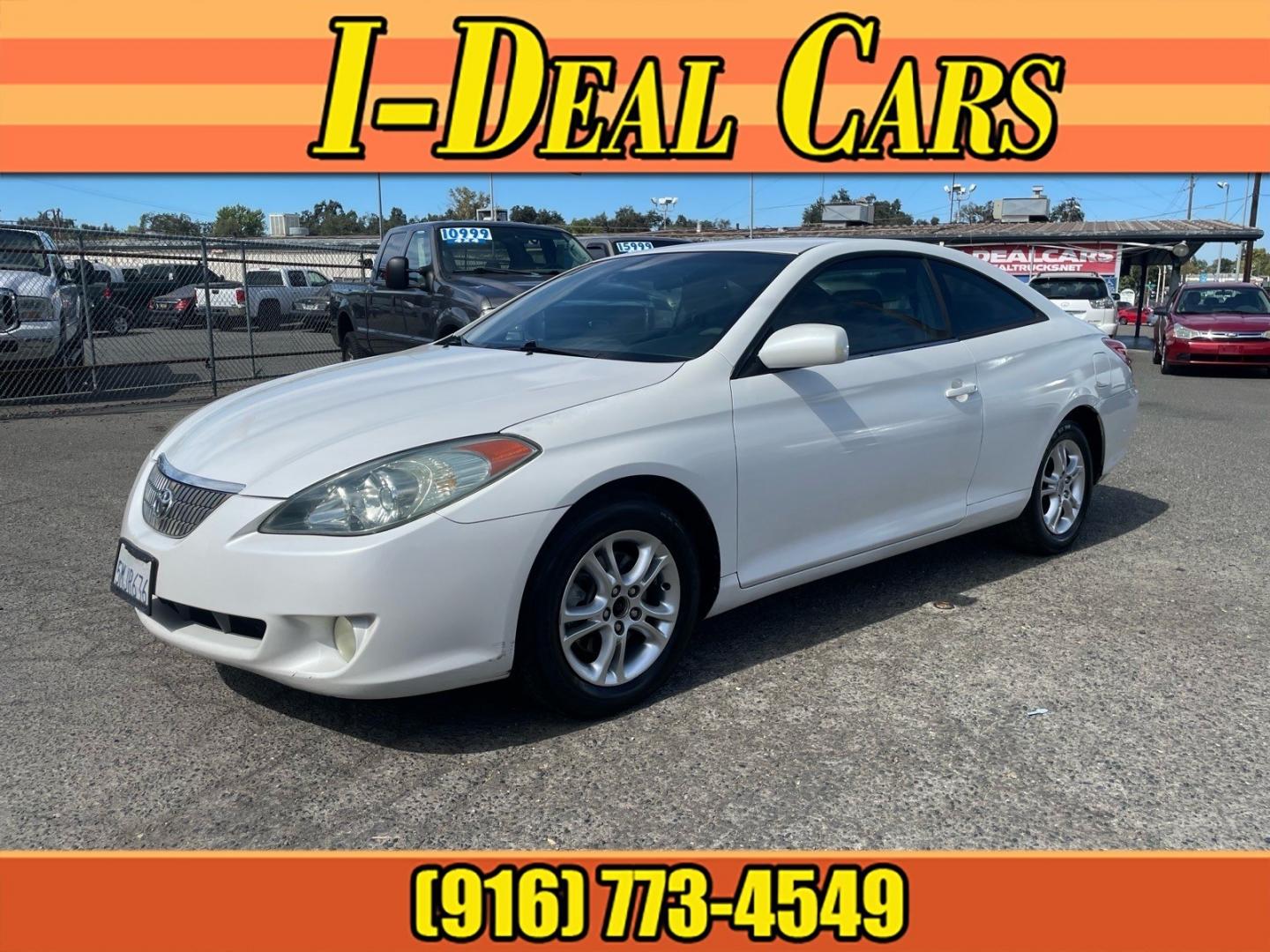 2005 White Toyota Camry Solara SE (4T1CE38P15U) with an 2.4L 2.4L I4 157hp 162ft. lbs. Other engine, 4-Speed Automatic transmission, located at 800 Riverside Ave, Roseville, CA, 95678, (916) 773-4549, 38.732265, -121.291039- Photo#0