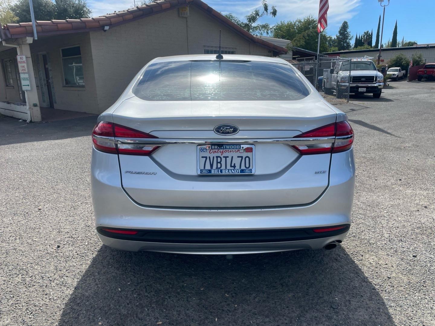 2017 Ingot Silver Ford Fusion SE (3FA6P0H75HR) with an 2.5L 2.5L I4 175hp 175ft. lbs. Sequential Multiport Fuel Injection engine, 6-Speed Automatic transmission, located at 800 Riverside Ave, Roseville, CA, 95678, (916) 773-4549, 38.732265, -121.291039 - SE NEW TIRES- Photo#7