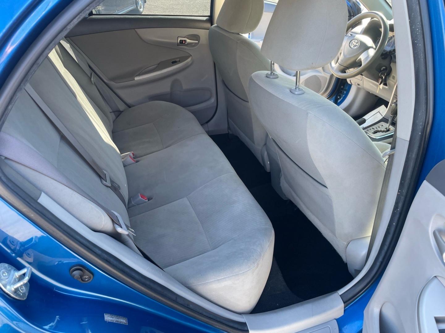 2010 Blue Streak Metallic Toyota Corolla LE (1NXBU4EE5AZ) with an 1.8L 1.8L I4 132hp 128ft. lbs. Sequential Multiport Fuel Injection engine, 4-Speed Automatic transmission, located at 800 Riverside Ave, Roseville, CA, 95678, (916) 773-4549, 38.732265, -121.291039 - CLEAN CARFAX- Photo#12
