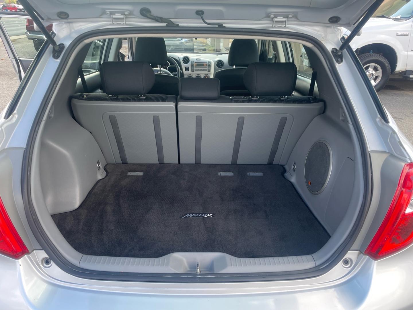 2010 Classic Silver Metallic Toyota Matrix S (2T1LE4EEXAC) with an 2.4L 2.4L I4 158hp 162ft. lbs. Sequential Electronic Fuel Injection engine, 4-Speed Automatic transmission, located at 800 Riverside Ave, Roseville, CA, 95678, (916) 773-4549, 38.732265, -121.291039 - AWD ONE OWNER CLEAN CARFAX- Photo#9